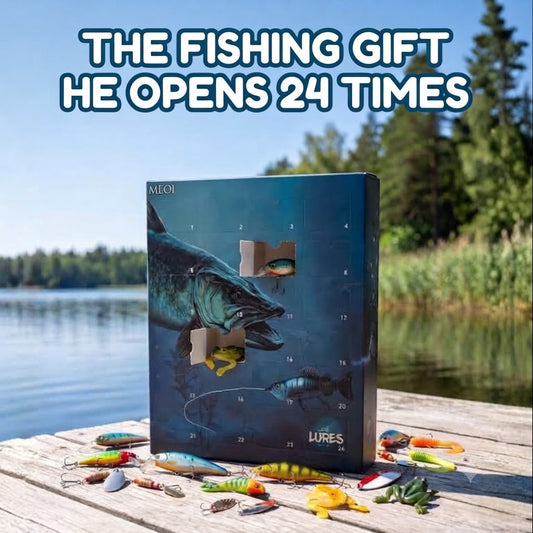 The Fishing Advent Calendar — 24 Real Lures, One Behind Every Door