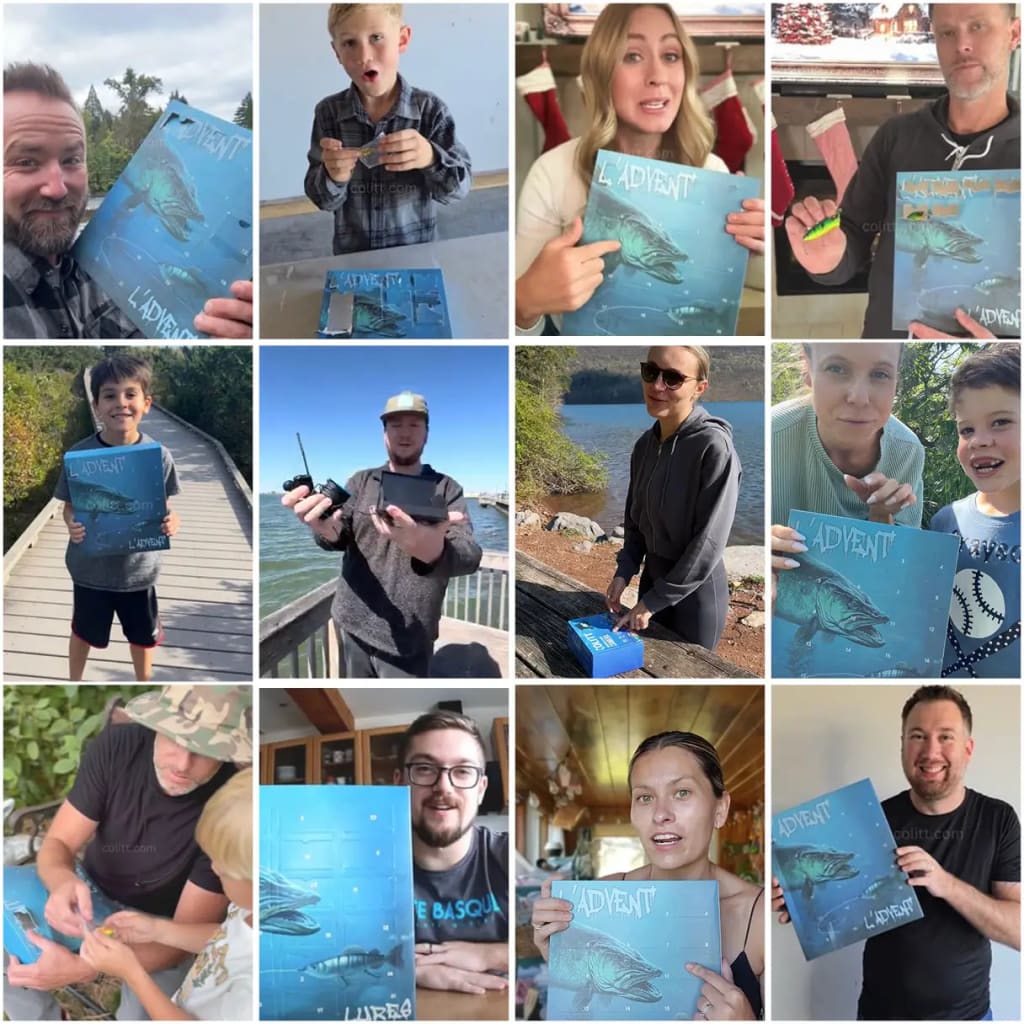 The Fishing Advent Calendar — 24 Real Lures, One Behind Every Door